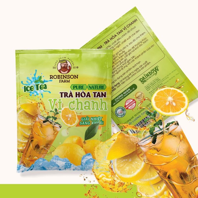 Trà Đào , Trà Chanh , Trà Bí Đao Hoà Tan ⚡ FREESHIP ⚡ Trà Robinson Farm Ice Tea