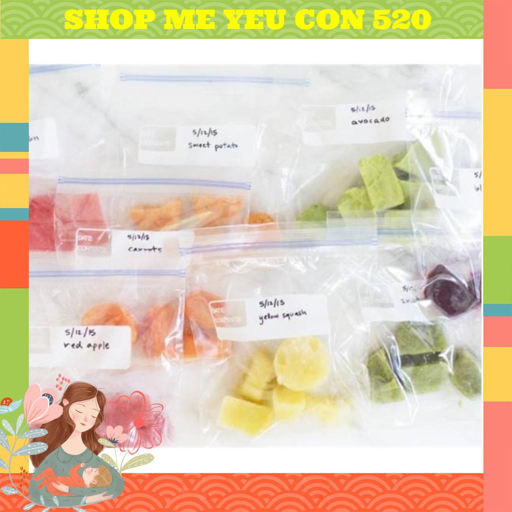 Combo 50 túi zip đựng thực phẩm .