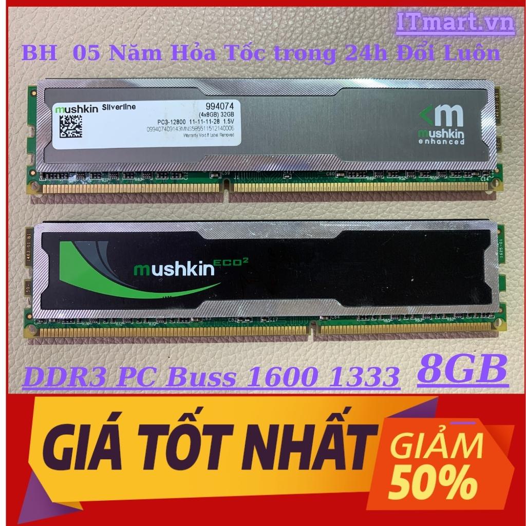 Ram PC máy bàn DDR3 8Gb có Tản bus 1600 1333- ram Kit tháo máy chuẩn Mỹ bảo hành 5 năm đổi hỏa tốc trong24h luôn và ngay