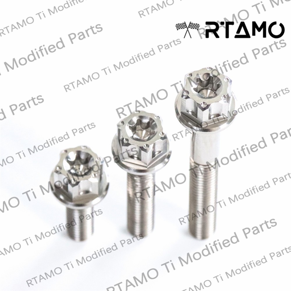 Bu Lông Rtamo Titanium Cnc Đường Kính 16mm M8X25 / 40 / 60l