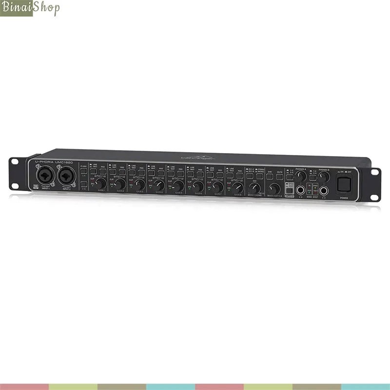 [Mã ELHACE giảm 4% đơn 300K] Sound card thu âm USB 18 cổng Behringer U-Phoria UMC1820