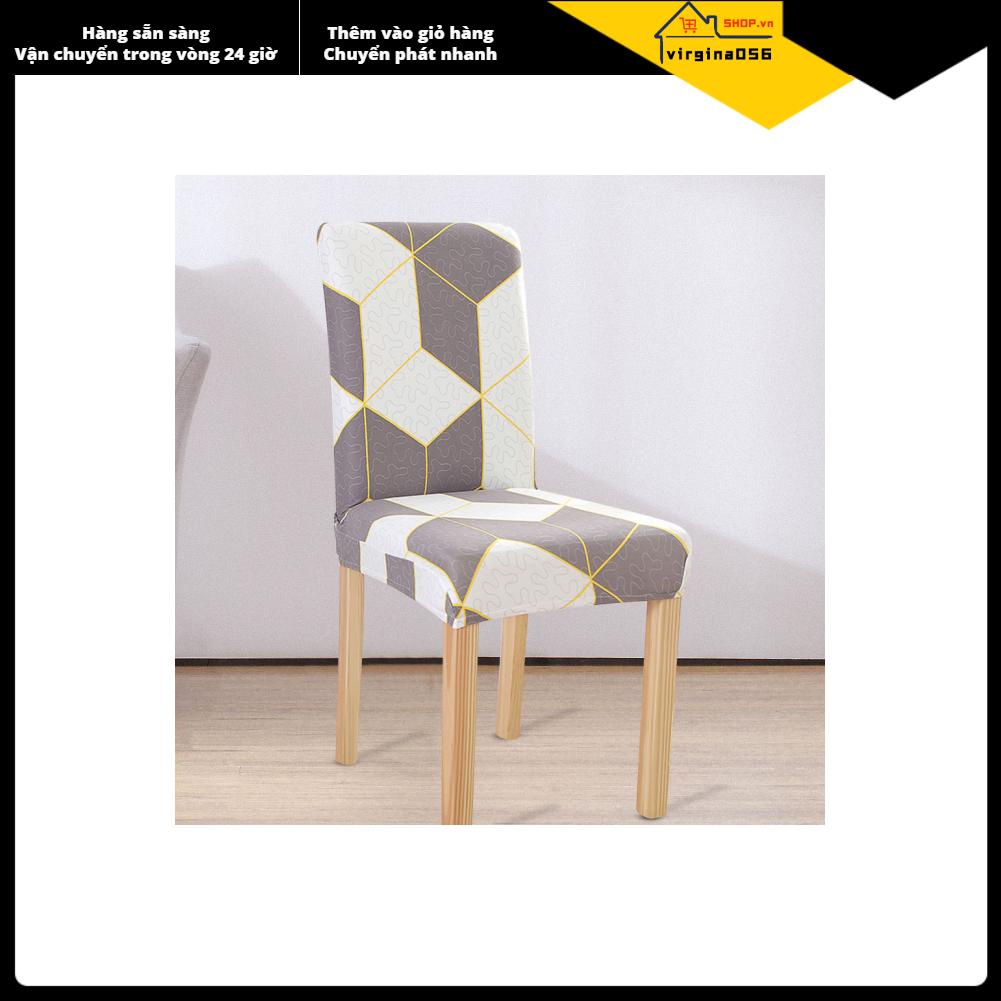 Virgina056 Removable Washable Dining Chair Protector Cover Seat Slipcover for Hotel Room