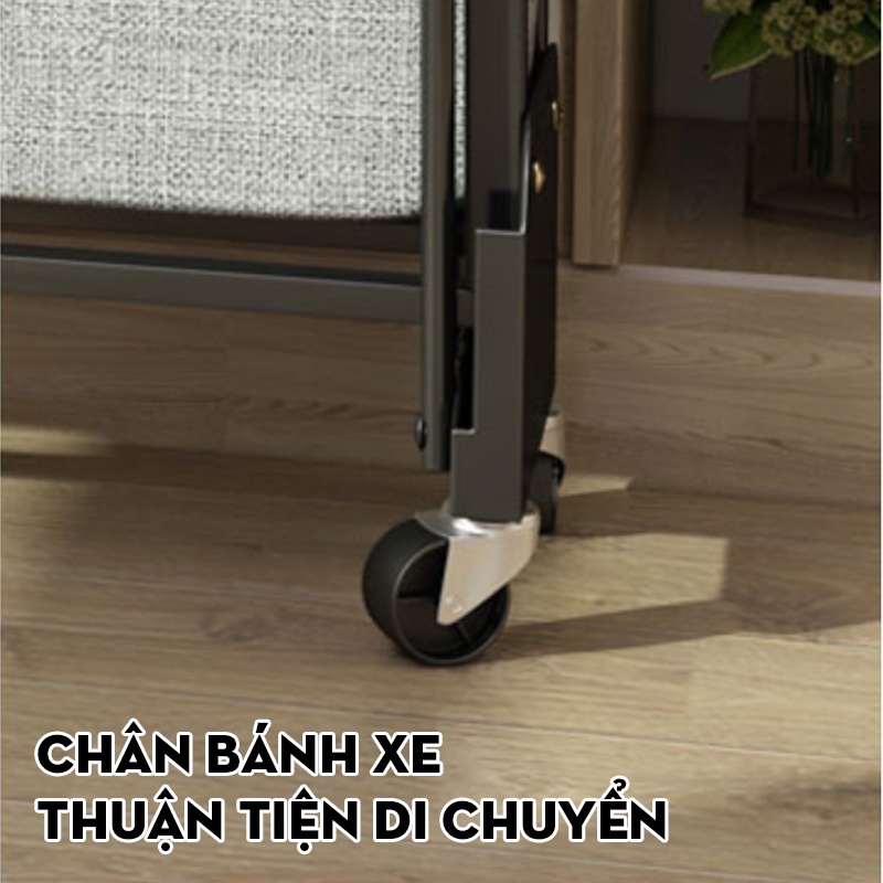 Giường đơn gấp gọn có bánh xe và đệm ngủ văn phòng tại nhà ngủ tạm trong bệnh viện GDL