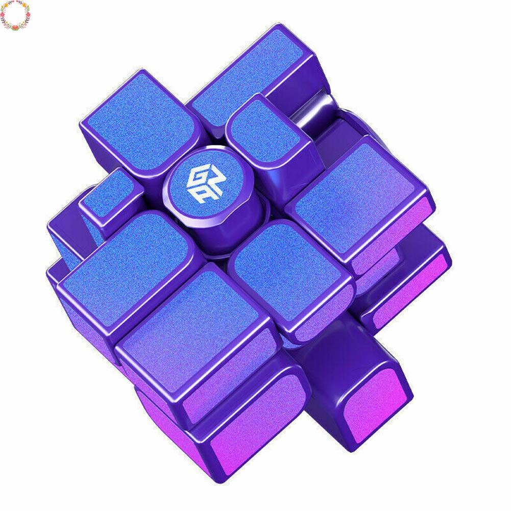 Gan 3x3x3 3rd Order Mirror Magnetic Rubik's Cube Purple Magnetic Speed Mirror M Cube Anti-stress Professional Educational Toys 2022 Hot New Products
