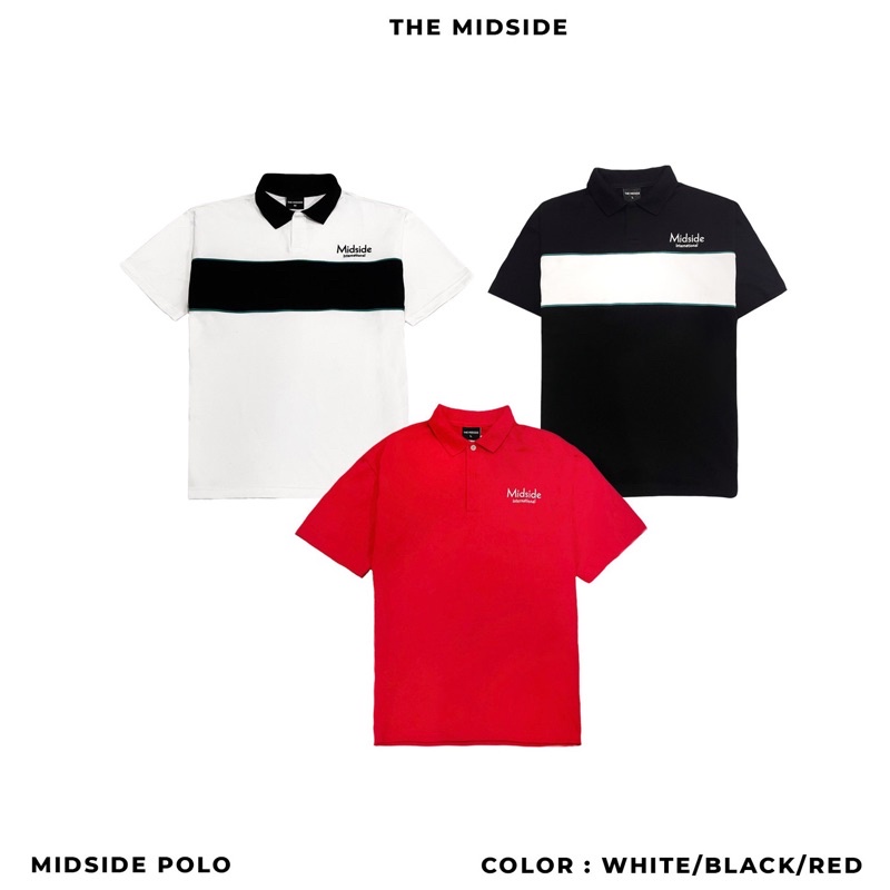 MIDSIDE STRIPLE POLO ( 3 màu )