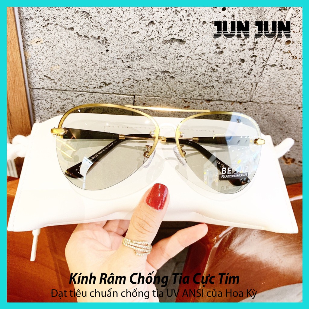 Kính mát nam cao cấp Tròng Đổi Màu khi đi ra nắng - đổi màu theo Nhiệt Độ Siêu Hot MER743 - Mắt kính chống tia UV | BigBuy360 - bigbuy360.vn