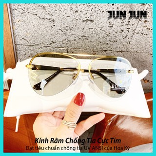 Kính mát nam cao cấp Tròng Đổi Màu khi đi ra nắng - đổi màu theo Nhiệt Độ Siêu Hot MER743 - Mắt kính chống tia UV