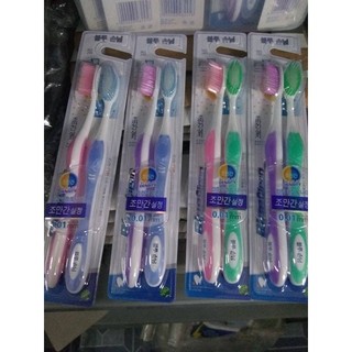 set 2 bàn chải đánh răng hàn quốc