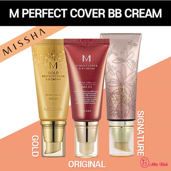 KEM NỀN [MISSHA] M Gold Perfect Cover BB Cream SPF42/PA++