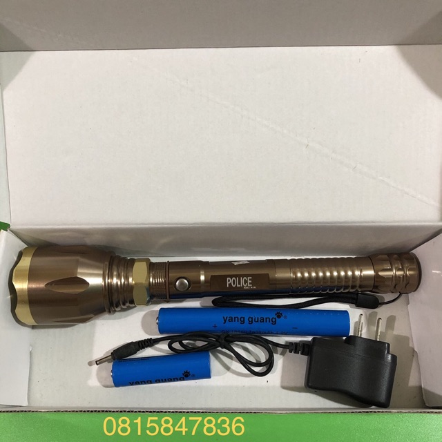💥 đèn pin siêu sáng 💥 Police : XSL - 418 ,  màu vàng