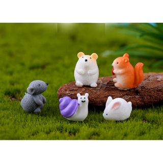 ❤❤Chuột, Ốc Sên, Thỏ, Sóc, Gà Con Siêu Đáng Yêu❤❤ Phụ Kiện Trang Trí Tiểu Cảnh Sen Đá, Terrarium, Decord
