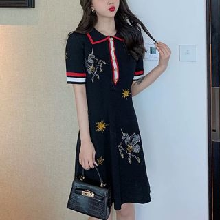 ĐẦM LEN THÊU NGỰA CAO CẤP