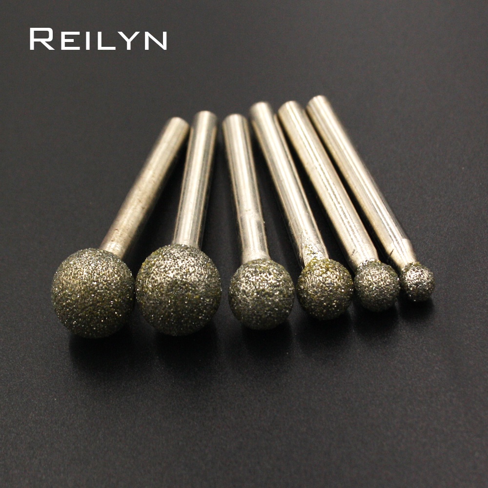 1pc 60# Đầu Mài Đánh Bóng 6x6mm 6x12mm, 6x20mm Cho Máy Mài Răng