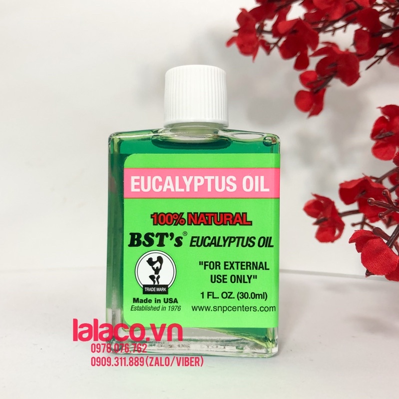Dầu Khuynh Diệp BST's Eucalyptus Oil 30ml Mỹ