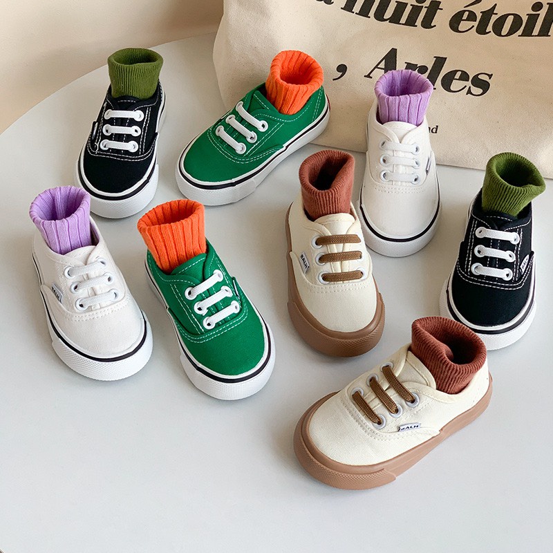 Giày thể thao vải canvas phong cách Annaheim cho bé G844