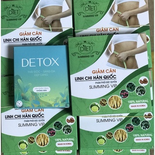 Giảm_Cân Vip Linh Chi Hàn.Quốc Tặng Kèm 15 viên Detox thải độc