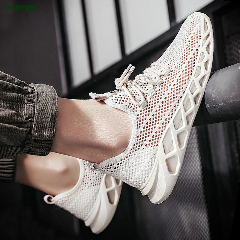 Giày Thể Thao Lưới Thoáng Khí Phong Cách Mới Cho Nam