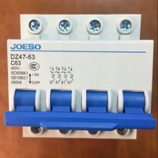Aptomat dz47-63 4 pha