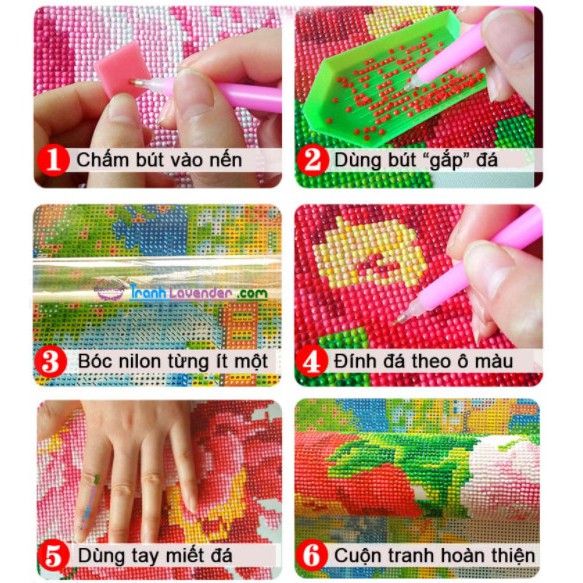 TRANH ĐÍNH ĐÁ ĐỒNG HỒ DF2706 (75X50)