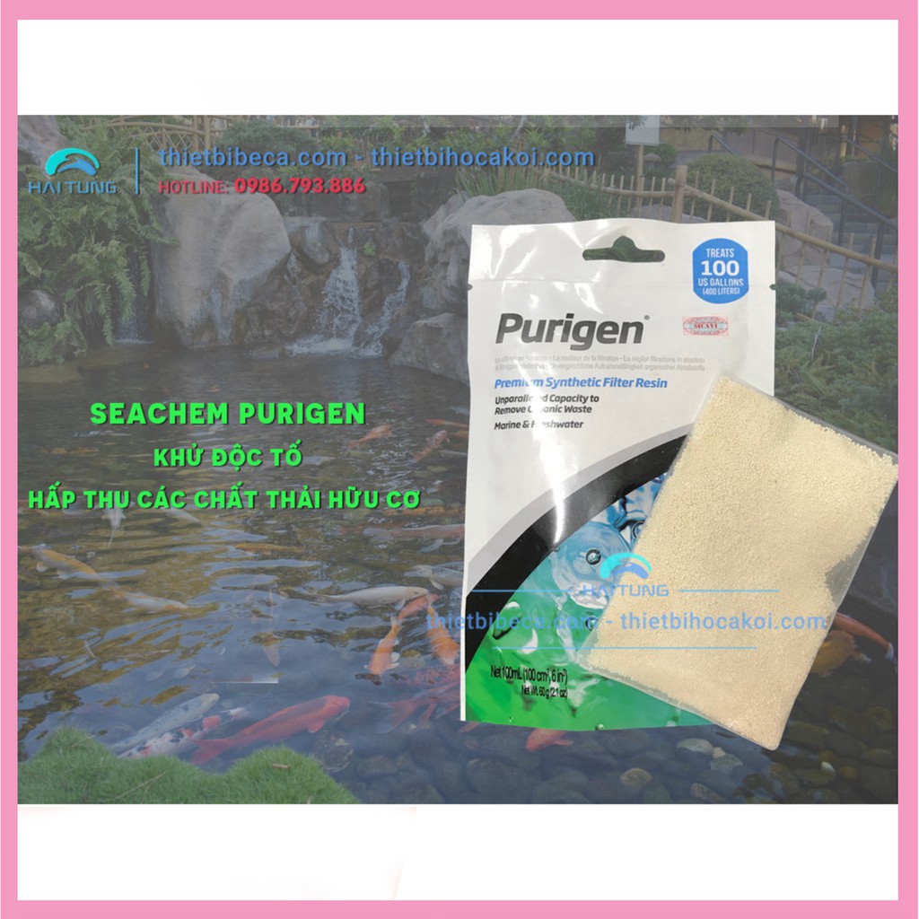 Purigen (vật liệu lọc bể cá cảnh) túi 100ml