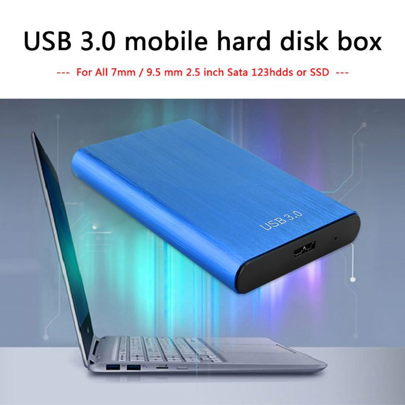 Hộp Đựng Ổ Cứng Ngoài 2.5 Inch Usb3.0 Sata Bằng Hợp Kim Nhôm Không Đinh Ốc 7mm 9.5 mm 2.5 Inch Sata | BigBuy360 - bigbuy360.vn