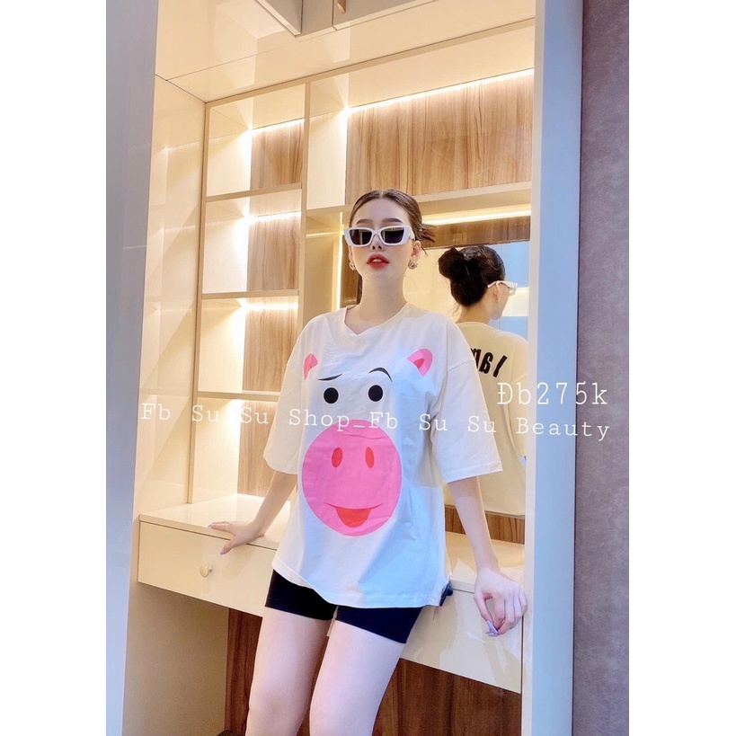 sét bộ đùi tixi in hình phối áo ngắn tay