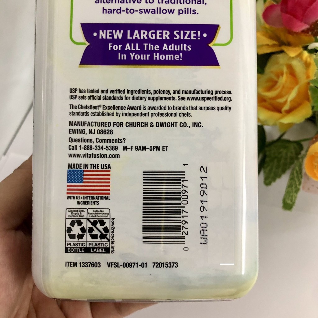 ❤ [Có Sẵn] Kẹo dẻo Vitafusion Multivites 260 viên Mỹ (Nam/Nữ) [Date 6/2022] | BigBuy360 - bigbuy360.vn