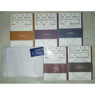 HÀNG CÓ SẴN TRANH ẢNH ALBUM ROMANTICIZE NU'EST NUEST ĐẦY ĐỦ QUÀ PRE ORD NGUYÊN SEAL OFFICIAL GOODS ORDER OFF COD ALB