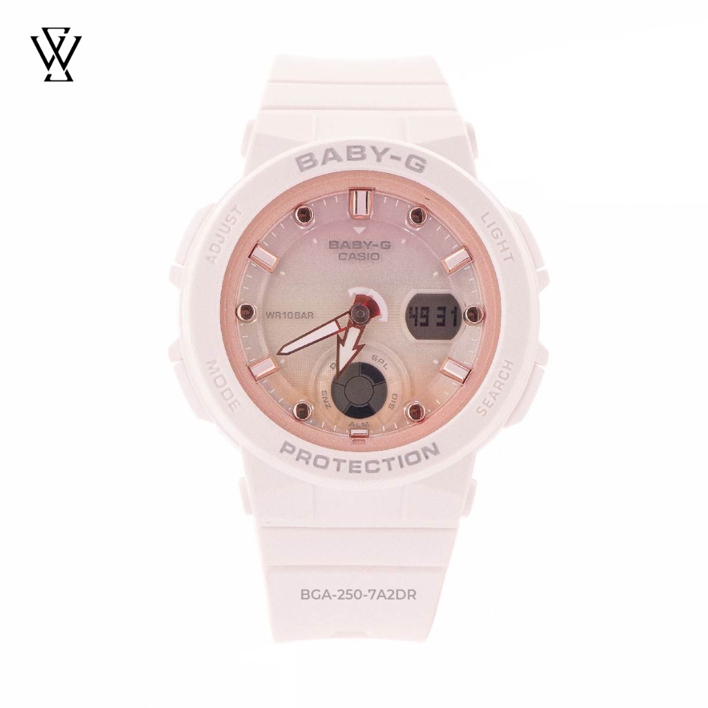 Đồng Hồ Điện Tử Nữ Casio WATCHSTORE BGA-250-7A2DR Thiết Kế Mặt Kính Khoáng 41mm, Dây Và Vỏ Nhựa Bền Bỉ
