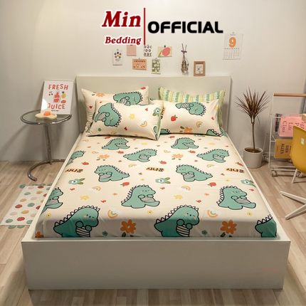 Ga Giường Cotton Poly, Drap Trải Nệm M2 M6 M8 Mẫu Tùy Chọn - Min Bedding