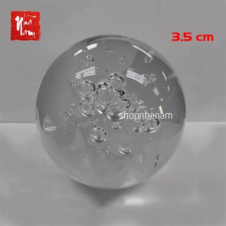 Quả cầu thuỷ tinh (trái châu) - phụ kiện cho thác nước phong thuỷ khi khách làm vỡ
