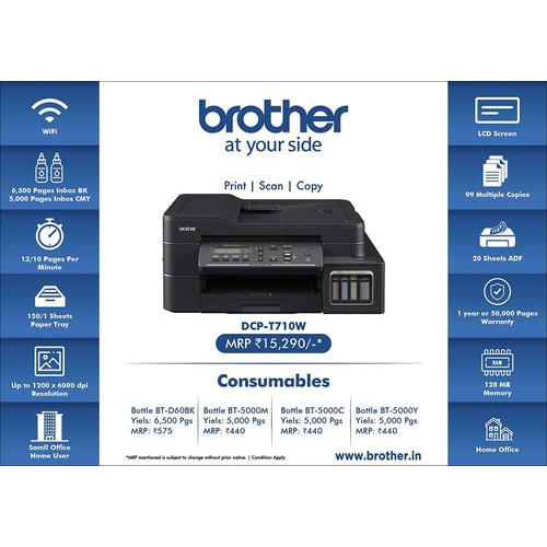 Máy in đa năng không fax Brother DCP-T710W