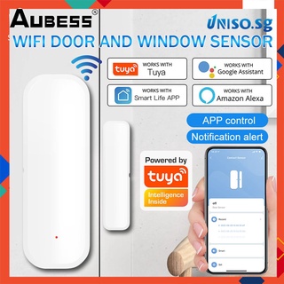 Tuya wifi cửa cảm biến cửa sổ độc lập mở/đóng cửa báo âm thanh báo động nhà thông minh không dây báo động chống trộm ]