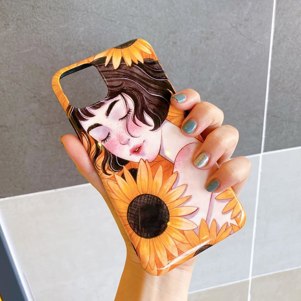 🌸Ốp lưng iphone🌸Hoa Hương Duong dẻo bóng IDM xịn full ip 6-6s/6-6s-plus/7-8-plus/X-XS/XSMAX/11/11-pro-max