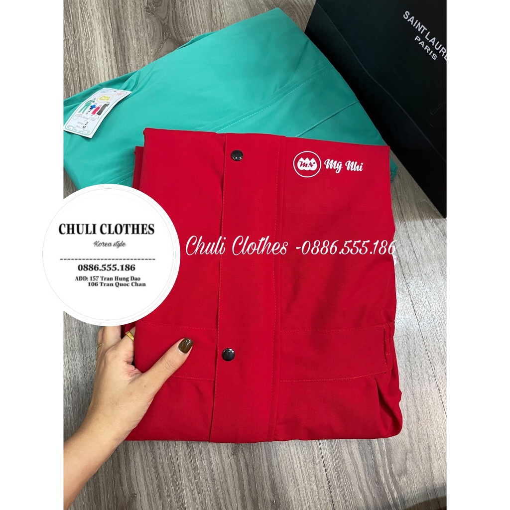 ÁO MƯA MANGTO CAO CẤP CHULI ( mẫu mặc chính chủ - Mỹ Nhi)
