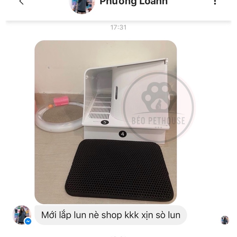 PETKIT WHITE VILLA - Nhà Vệ Sinh Khử Mùi Tự Động Gồm Pura Air Cho Mèo Beopethouse