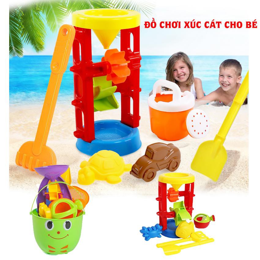 Bộ đồ chơi xúc cát trẻ em - đồ chơi đi biển