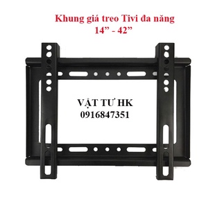 Khung kệ đỡ TV treo tường - Giá treo tivi đa năng 32" - 60" 14" - 42" inch đầy đủ vít nở