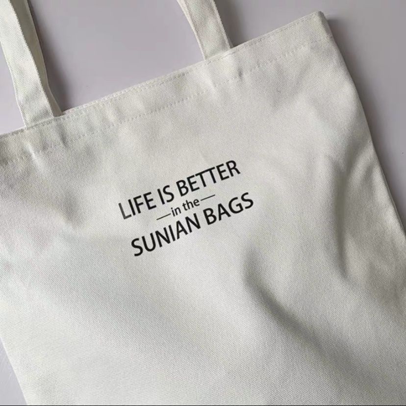 Túi vải LIFE IS BETTER BIGOMALL