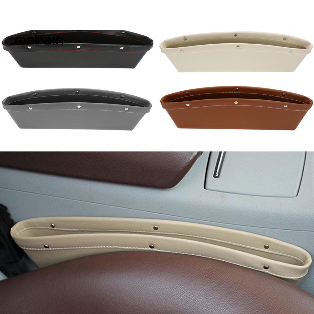 Túi Da Đựng Đồ Gắn Khe Ghế Xe Hơi