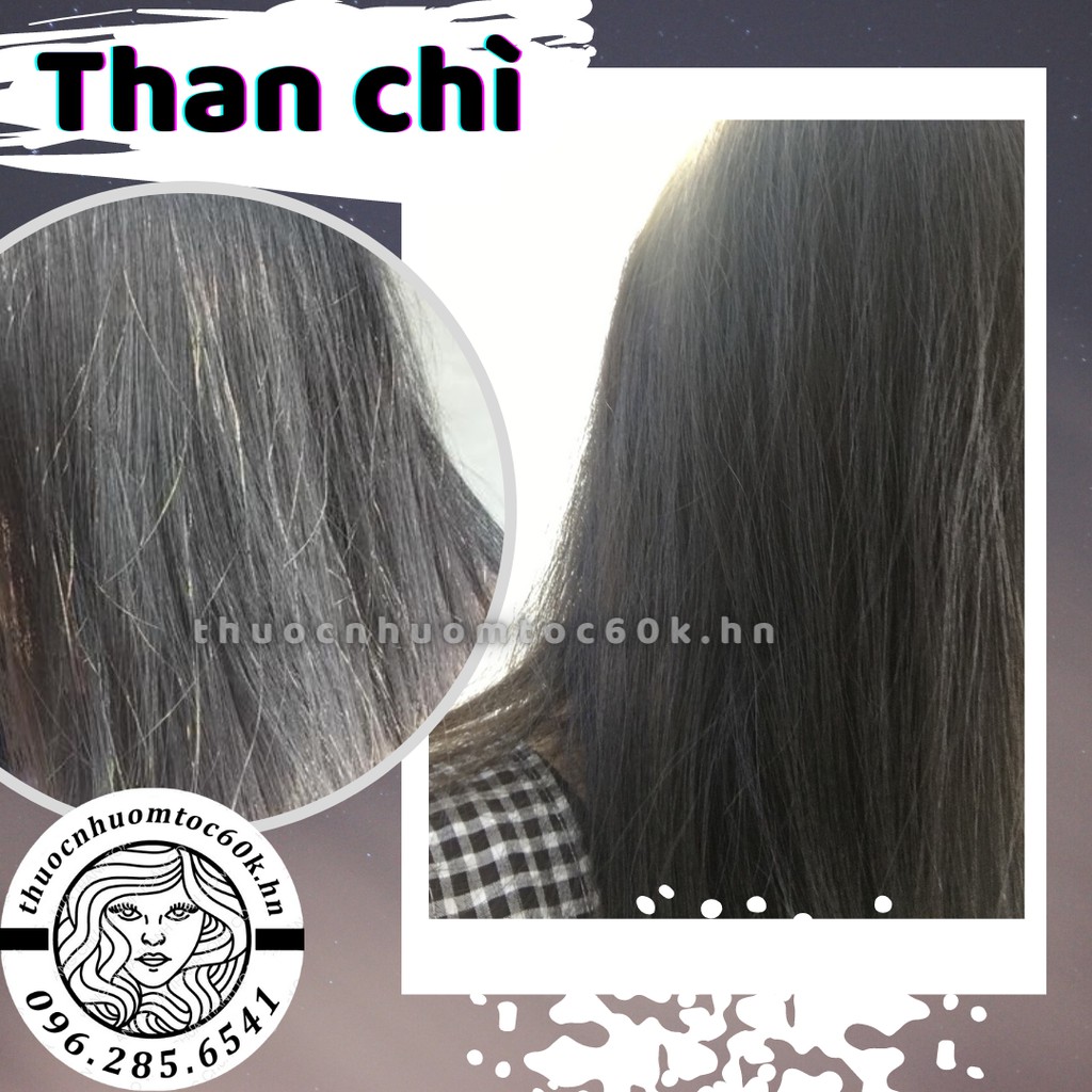 Thuốc nhuộm than chì kèm trợ dưỡng găng tay (tóc tẩy/nâng lên xanh dương) thuocnhuomtoc60k.hanoi | BigBuy360 - bigbuy360.vn