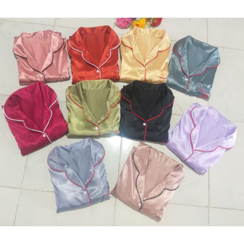 Sỉ, lẻ Bộ pijama phi bóng quần dài tay ngắn loại 1 bán shop