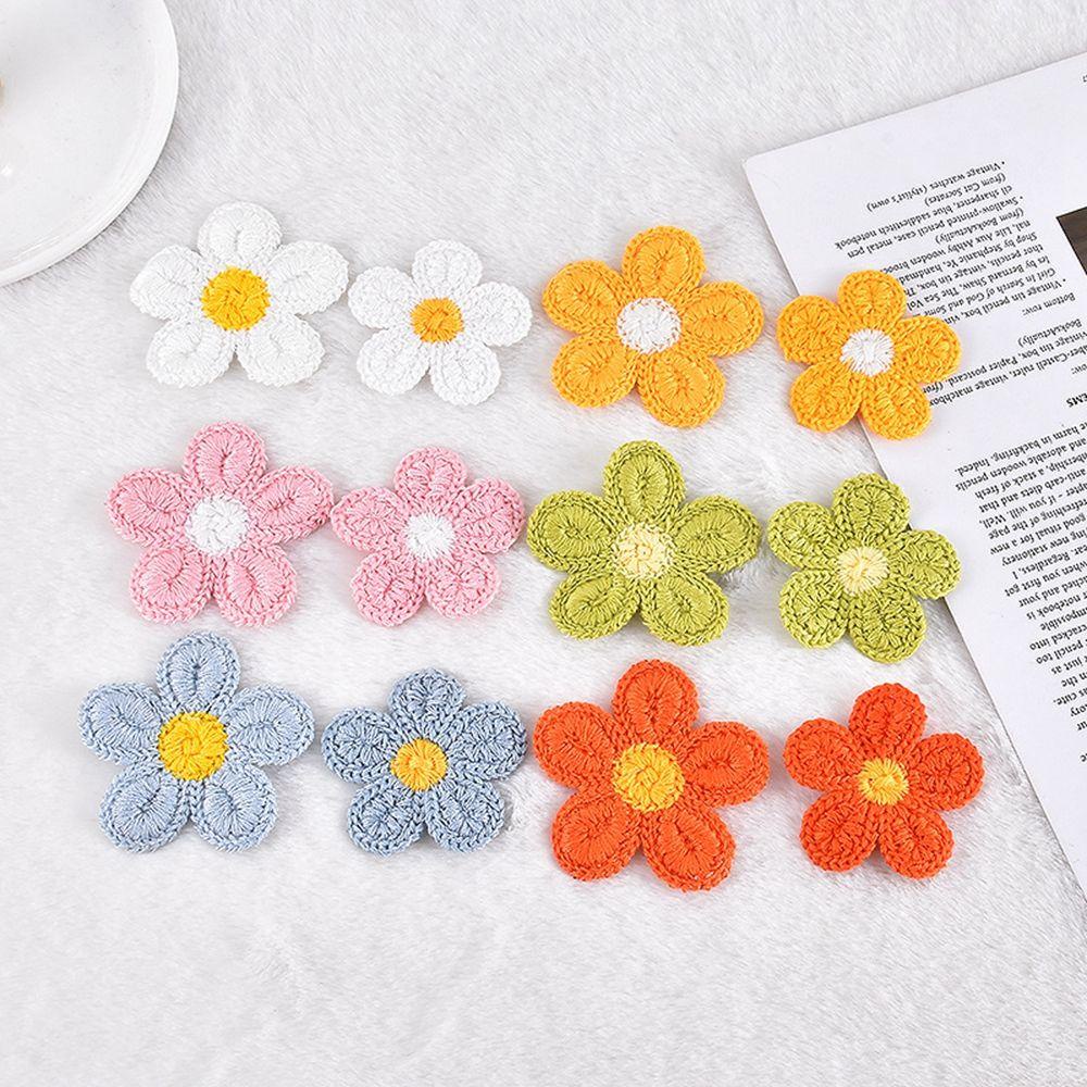 Miếng Dán Vải Len Thêu Hoa Trang Trí Quần Áo DIY