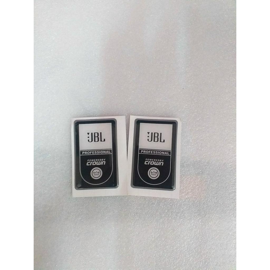 TEM LOA JBL CROWN NHỰA DẺO BÓNG - GIÁ 2 TEM
