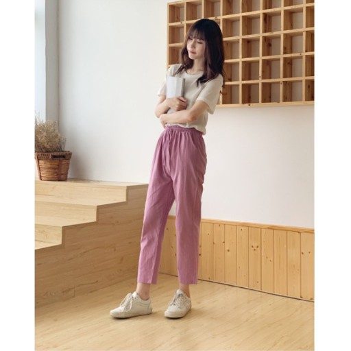 Quần đũi dài nữ [HÀNG QUẢNG CHÂU] Quần đũi dài chất đũi mềm mát không nhăn mặc thoải mái | BigBuy360 - bigbuy360.vn