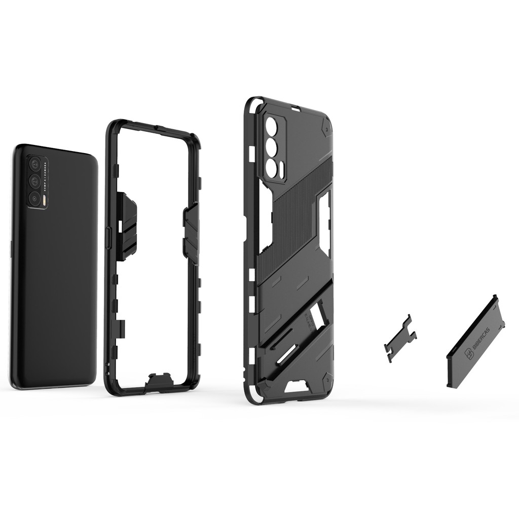 Ốp lưng Oppo Realme V15 Iron Man Ver 2 chống sốc giá đỡ xem phim thời trang cao cấp
