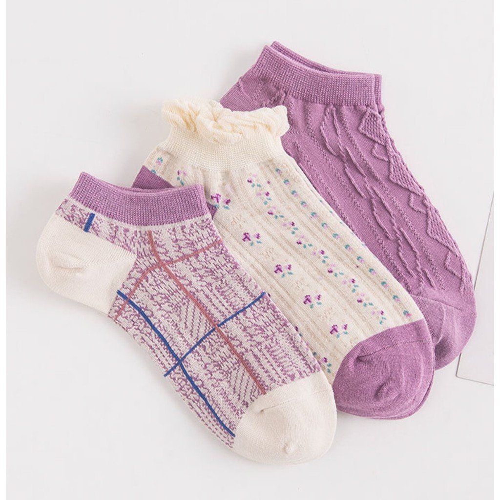 TẤT NGẮN SẮC TÍM MỘNG MƠ