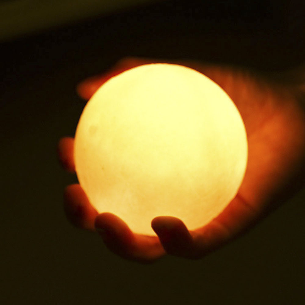 Đèn ngủ 3D hình mặt trăng và bầu trời đầy sao làm quà tặng sinh nhật (bán lẻ giá đỡ)