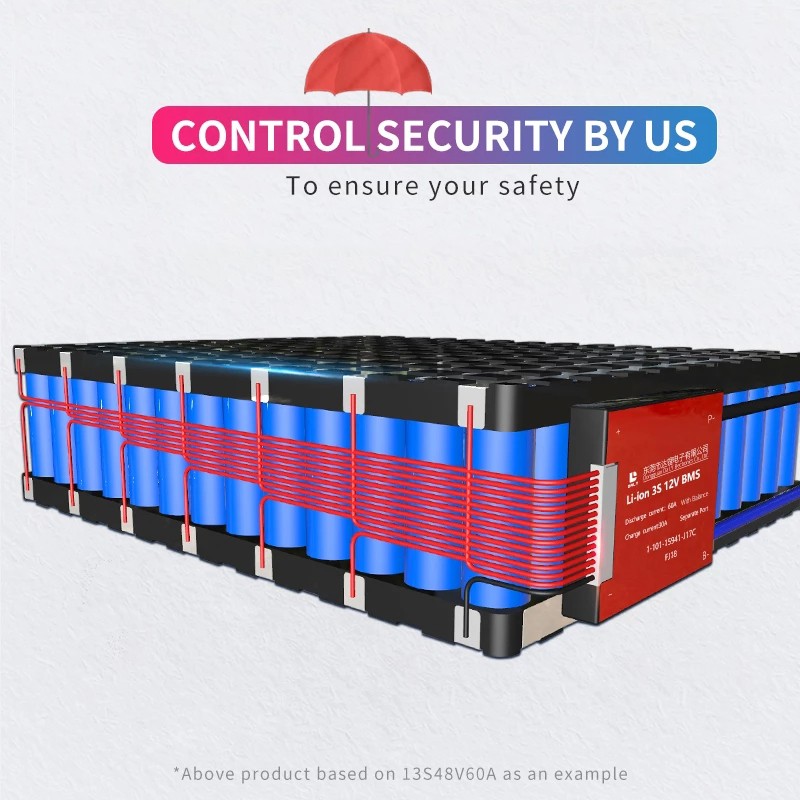Bảng mạch sạc điện pin Lithium BMS Li Lipo NiCoMn Ion chống thấm nước 7S 15A 20A 30A 40A 60A 24V có cân bằng