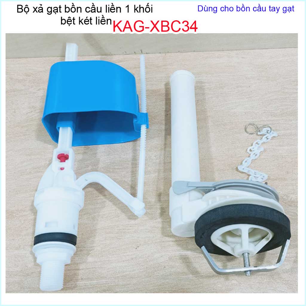 Bộ xả cầu 1 khối tay gạt KAG-XBC34, Xả gạt cầu liền khối gạt êm sử dụng tốt